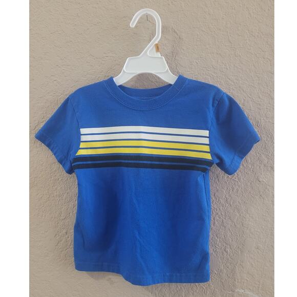 Garanimals Toddler short sleeve T-Shirt Blue with stripes 3T - Picture 1 of 3
